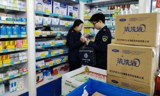 涪城區衛生執法監督大隊 強化消毒產品監管 保障群眾健康權益